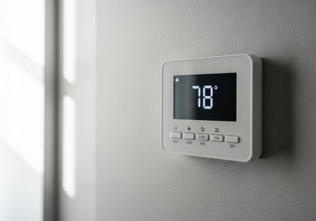 Interior temperature at 78 degrees